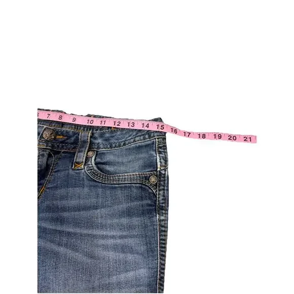 Rock Revival Calli Thick Stitch Skinny Stretch Jeans Womens Size 28 READ - Picture 9 of 11